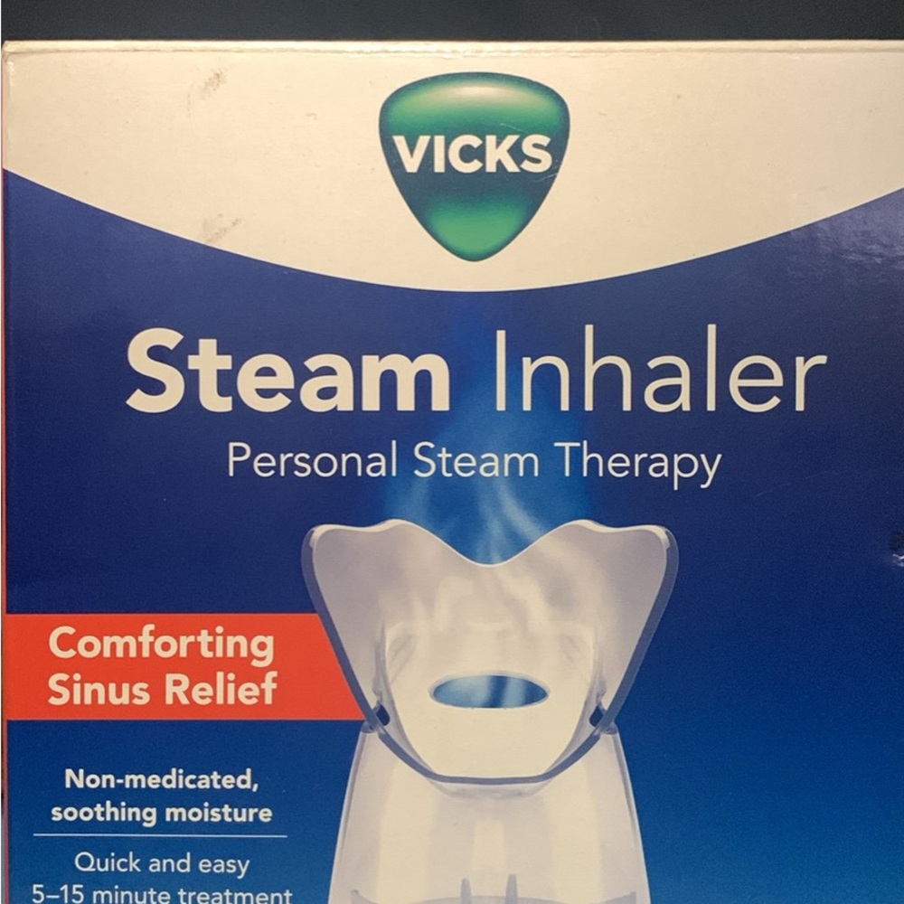 Vicks Blue Steam Inhaler for Personal Steam Therapy